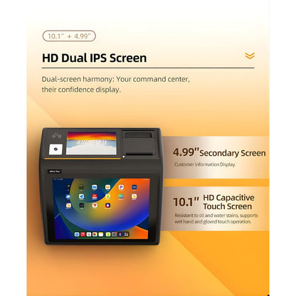 LogicOwl D3 Andriod Mini Cash Register POS Terminal System, Printing, Scanning, NFC Functionality D3