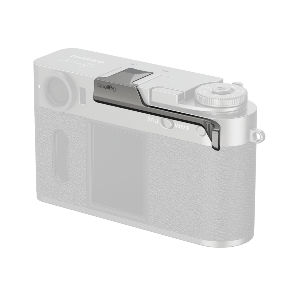 SmallRig Aluminum Camera Thumb Grip for FUJIFILM X half Accessory Attachment Camera Accessories | Silver, Charcoal Silver | 5333 | 5221