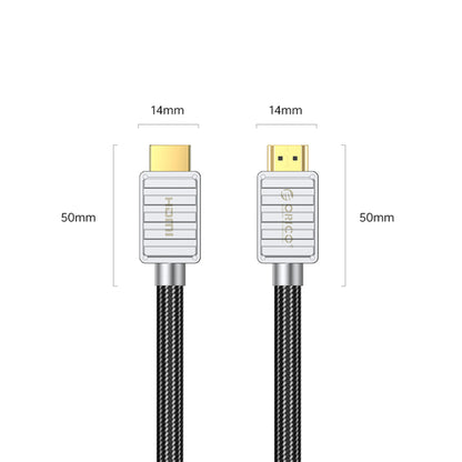 [CLEARANCE] ORICO 2 Meters H4CY Series 4K UHD Gold Plated Braided HDMI 2.0 Video Cable with HDR Display, 18Gbps High Bandwidth Rate, 240Hz Refresh Rate, Backward Compatible for Monitors, TV, Desktop PC Computer Laptop - Black
