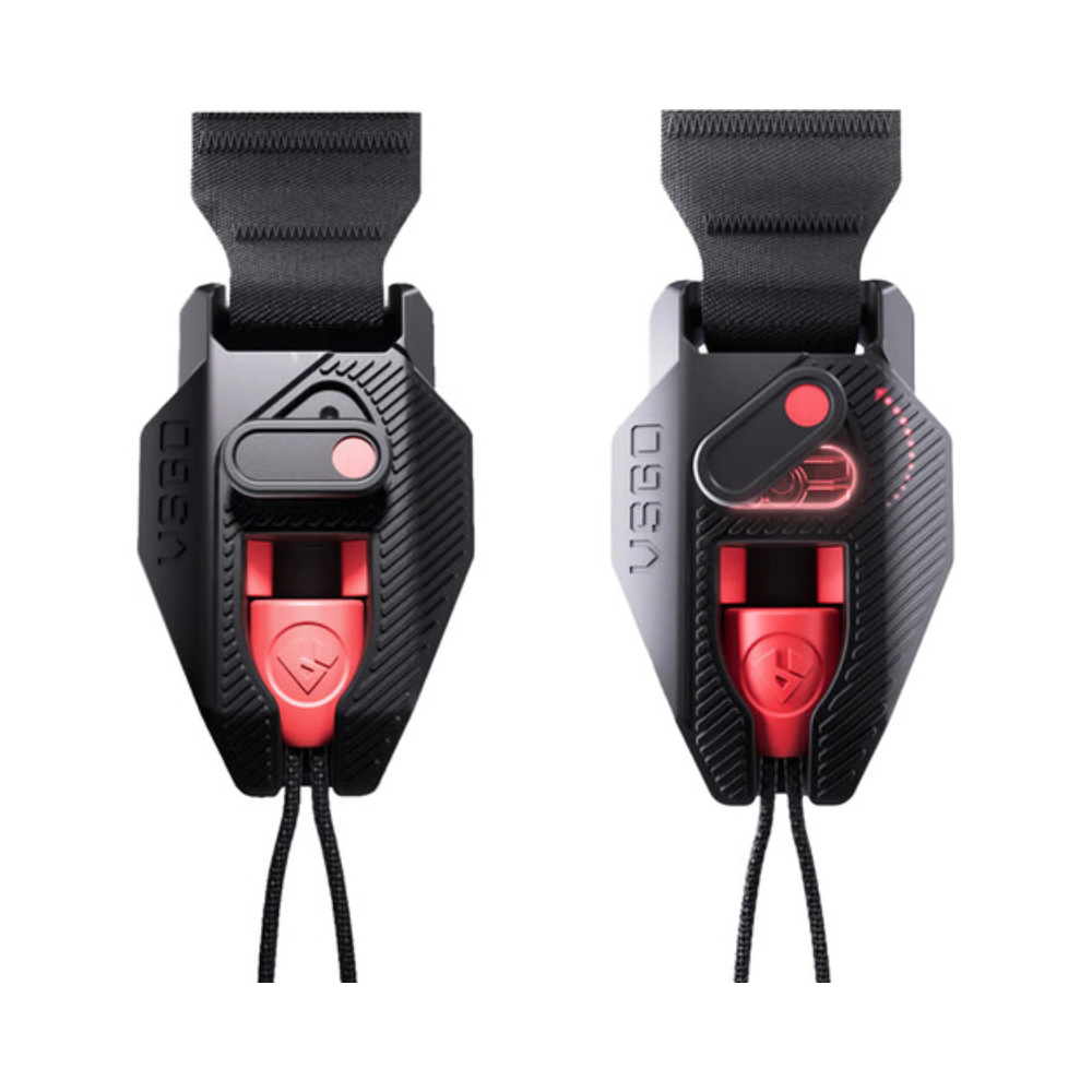 VSGO Black Snipe Urban Camera Wrist Strap with Adjustable Wristband with V-Lock QR Quick Release Hook and Buckle