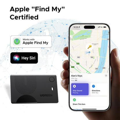 UGREEN Finder Slim 2 1-Pack | 2-Pack Smart Finder Locator with Apple Find My App Support
