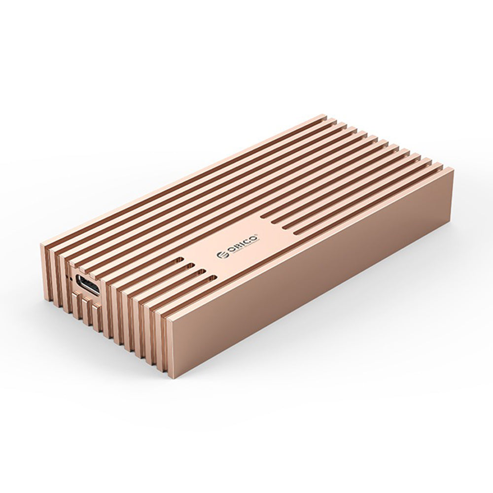 ORICO M.2 NVME SSD Solid State Drive Enclosure with USB4 / Thunderbolt 4, 40Gbps Transfer Rate, 4TB Max Capacity with PCIe 3.0, TRIM and UASP Function for Smartphone PC Desktop Laptop | M234C3-U4 | Gray, Rose Gold, Silver
