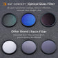 K&F Concept Nano-K Series 3pcs UV + CPL Polarizer + ND4 Neutral Density Lens Filter Kit with Cleaning Cloth and Case Pouch, Multi-Coated Optical Glass and Ultra-Thin Aluminum Frame for Mirrorless and DSLR Camera Photography