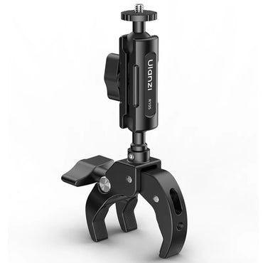Ulanzi R105 Bicycle Rail Mount Y-Shaped Super Clamp with 360 Degree Dual Ball Head, 1/4" Screw & Action Camera Adapter for GoPro, Insta360, DSLR, Bike Handlebar | C057