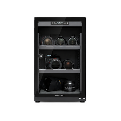 Eirmai MRD-90 PRO 85L Electronic Dry Cabinet Camera Lens Dehumidifying Storage Box | Black