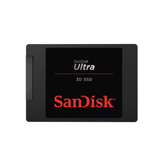 SanDisk Ultra 3D 500GB 2.5" SATA III SSD Solid State Drive with 3D NAND Flash Memory, 560MB/s / 510MB/s Read and Write Speed, nCache 2.0 Technology and Shock, Vibration and Temperature Resistant