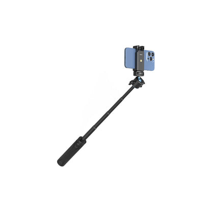 Simorr by SmallRig VK-25 Vlog Tripod Kit with 22" Maximum Extendable Height, Smartphone Clamp Phone Holder, 360 Degree Ball Head, Standard Cold Shoe Mount and Triple Leg Tabletop Setup for Smartphones (White, Black) | 3827 3828