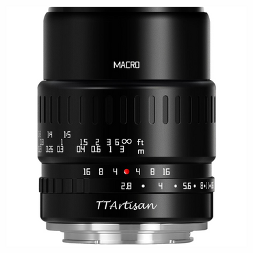 TTArtisan 40mm f/2.8 APS-C Format Sony E Mount Macro Prime Portrait Lens with Large Aperture, ED Glass, Manual Focus Mode, 1:1 Magnification and Smooth Bokeh for Mirrorless Camera Photography