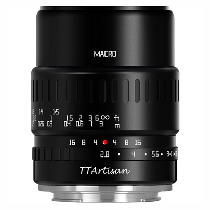 TTArtisan 40mm f/2.8 APS-C Format Sony E Mount Macro Prime Portrait Lens with Large Aperture, ED Glass, Manual Focus Mode, 1:1 Magnification and Smooth Bokeh for Mirrorless Camera Photography