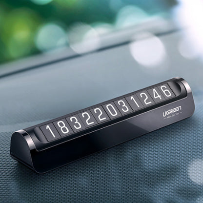 [CLEARANCE] UGREEN Universal Car Temporary Parking Card Dashboard Phone Number Plate with 3M Adhesive for Sedan, SUV, Pick-Up, Crossover, etc. -  Car Interior Accessories | 60326