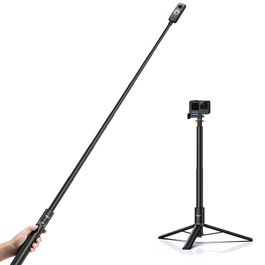 Ulanzi TT52 1.5m Selfie Stick Tripod 6-Section with 800g Max Load Capacity for Insta360, GoPro Action Cameras