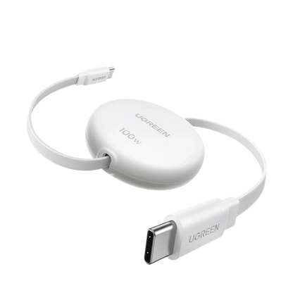 UGREEN Nexode 1M USB-C to USB-C 100W PD Fast Charging Retractable Cable