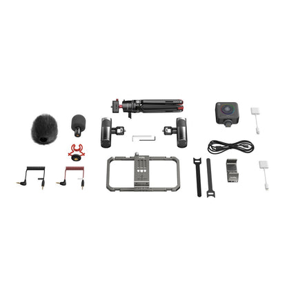 [CLEARANCE] SmallRig All-in-One Classic / Ultra Video Kit with Mobile Phone Cage, Power Bank Holder, Mini Tripod, Side Handle, Video Light, Wave S1 Lite On-Camera Microphone and Carrying Bag for Smartphone Vlogging & Live Streaming 3384B 3591C