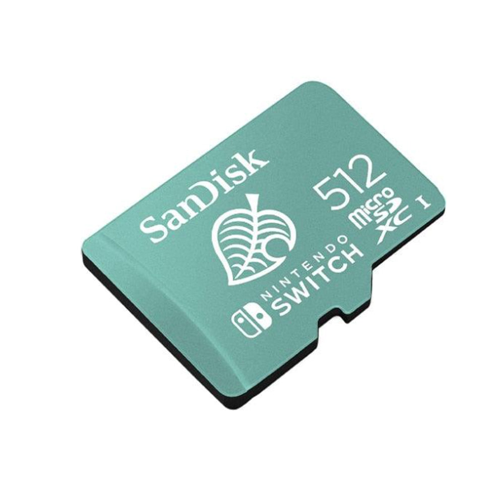 SanDisk MicroSDXC SDSQXAO 512GB Animal Crossing Edition SDXC UHS-I Class 10 Micro SD Memory Card Nintendo Switch Licensed with 100MB/s Read and 90MB/s Write Speed