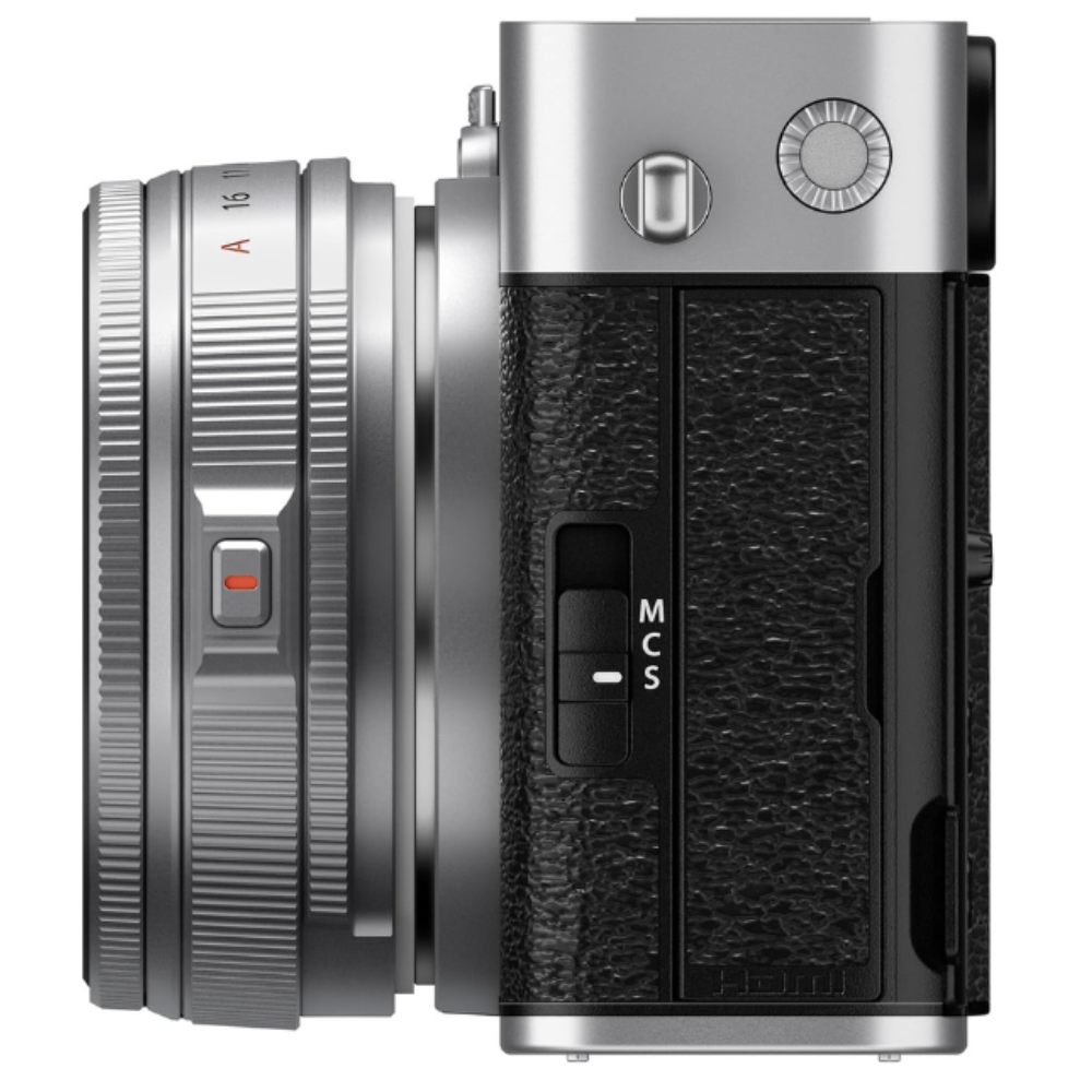 FUJIFILM X-E5 Mirrorless Camera with XF 23mm F/2.8 R WR Lens 40.2MP X-Trans CMOS 5 HR Sensor, 6.2K Video, Configurable Film Simulation Modes, Weather-Resistant Lens, SDXC UHS-II Card Slot, 3.0" 3-Axis Touchscreen LCD for Photography | Black, Silver