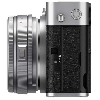 FUJIFILM X-E5 Mirrorless Camera with XF 23mm F/2.8 R WR Lens 40.2MP X-Trans CMOS 5 HR Sensor, 6.2K Video, Configurable Film Simulation Modes, Weather-Resistant Lens, SDXC UHS-II Card Slot, 3.0" 3-Axis Touchscreen LCD for Photography | Black, Silver