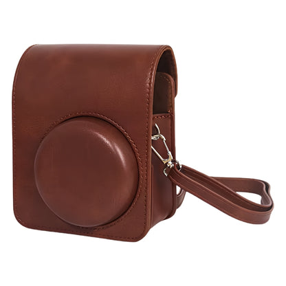 Pikxi Instax Mini 13 Camera Bag PU Leather Protective Case with Adjustable Shoulder Strap | BMS13