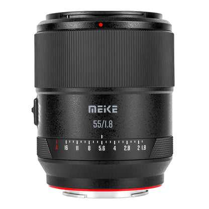 Meike 55mm F/1.8 Pro AF Portrait-Length Prime Lens Full Frame FUJIFILM X Mount, Fast Aperture, Autofocus / Manual Focus Mode, STM Stepping Motor and USB Port for Firmware Upgrades for Photography