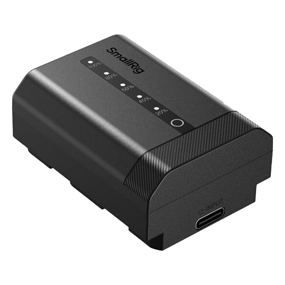 SmallRig 2600mAh LP‑E6P / EN-EL15c / NP-FZ100 USB‑C Rechargeable Fast PD Charging Camera Battery