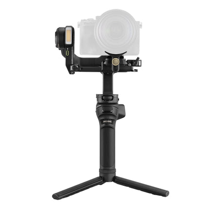 [CLEARANCE] Zhiyun Weebill 3S Camera 3-Axis Handheld Gimbal Stabilizer with Tripod, Built-In Bi-Color LED Fill Light, 11.5 Hours Battery Life, Bluetooth Shutter Control, Quick-Release Module Mount for Landscape & Portrait Shots