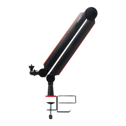 JOBY Wavo Microphone Boom Arm with Padded Desk Clamp, Ball Head for Precise Positioning, and 1kg Load Capacity for Streaming, Podcasting, and Home Studio | 1803