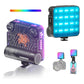 ZHIYUN CINEPEER CM15 RGB LED Mini Video Fill Light with Rechargeable Battery, Creative Lighting Effects, 1/4" Clip & Cold Shoe Adapter for On-Camera & Smartphone Mounting, Studio Lighting, Photography, Filmmaking, Vlogging & Live Steaming