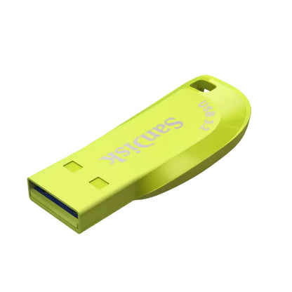 SanDisk Ultra Shift 512GB USB A 3.2 Gen 1 Flash Drive with 100MB/s Transfer Rate and SecureAccessTM Security Software Support | Purple, Blue, Yellow