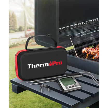 ThermoPro Hard Carrying Case Storage Bag for TP20, TP08S, TP07, TP16, TP16S, TP17 & TP17H Wireless Meat Thermometers & Accessories with Shockproof, Water Resistant, EVA Storage | TP99 | TP98