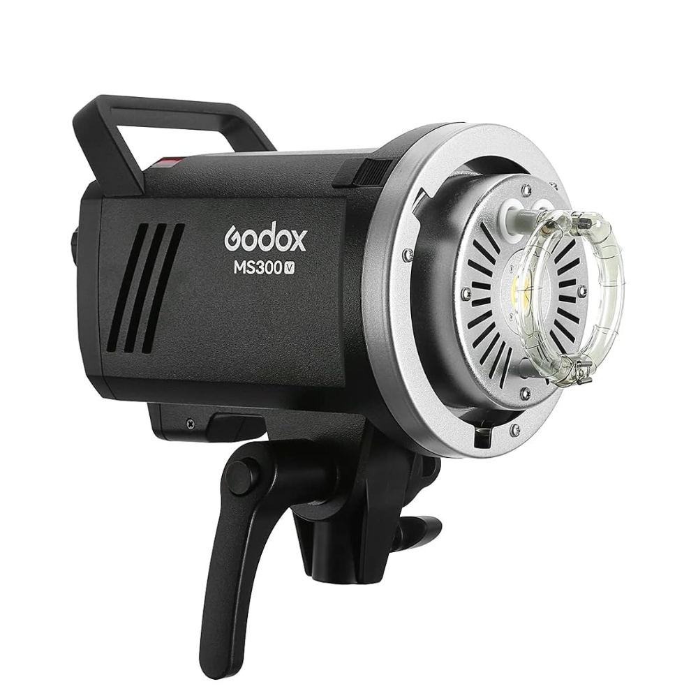 Godox MS300-V 300W Daylight 5600K Studio LED Strobe Monolight Bowen S Mount with 2.4GHz Wireless, LCD Display with Onboard and Mobile App Controls for Lighting and Studio Equipment for Photography