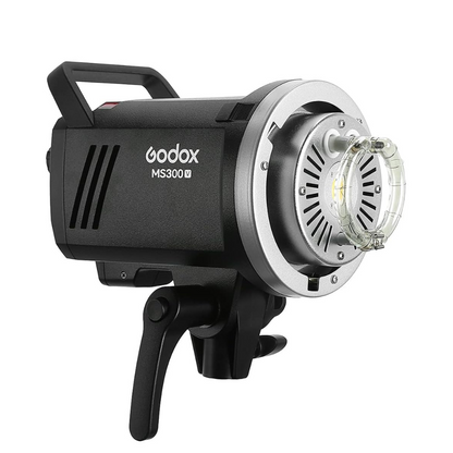 Godox MS300-V 300W Daylight 5600K Studio LED Strobe Monolight Bowen S Mount with 2.4GHz Wireless, LCD Display with Onboard and Mobile App Controls for Lighting and Studio Equipment for Photography