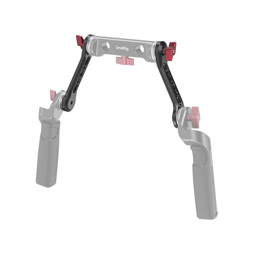 SmallRig Extension Arm with ARRI Rosette with 3.88" Extension and 1/4"-20 Threads and 3/8"-16 Threads with Anti-Twist Divots Compatible Mounting For Camera Shoulder Black 1684C