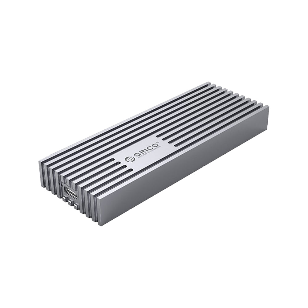 ORICO M.2 NVME SSD Solid State Drive Enclosure with USB 3.2 Gen2 x2 Interface, 20Gbps Transfer Rate, 4TB Max Capacity with PCIe 3.0, TRIM and UASP Function for Smartphone PC Desktop Laptop | M233C3-G4 | Gray, Rose Gold, Silver