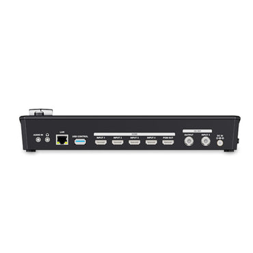 Feelworld L4 10.1" Touch Screen Display 5-Channel Inputs Multi-Format Video Mixer & Switcher HD Multi-Camera Video Live Streaming Device with HDMI, 3G SDI, USB-A, USB 3.0, RJ45 LAN, 3.5mm AUX Ports