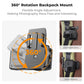 K&F Concept Backpack Shoulder Bag Strap / Clip Mount with 360 Degrees Angle Rotation for Smartphones and GoPro DJI Insta360 Action Cameras - POV Point of View Recording, Vlogging, Video Content Creation | KF31-114 KF31-115