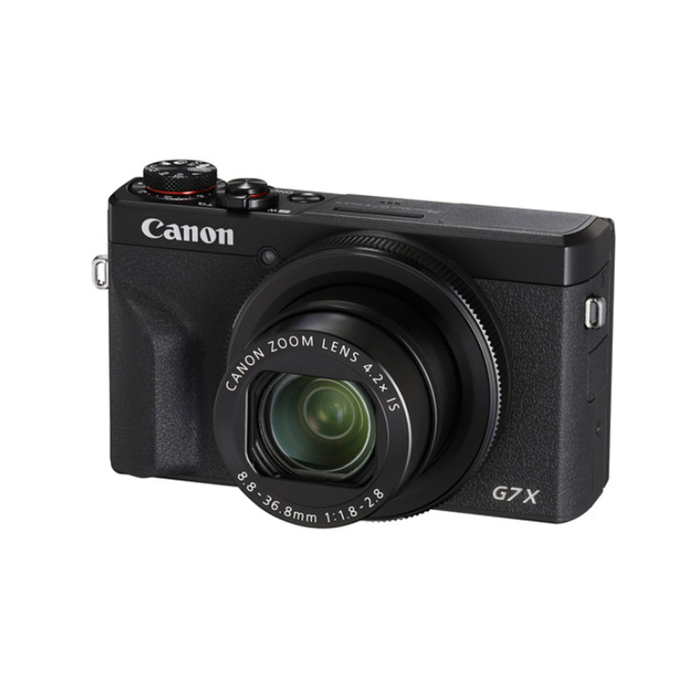 Canon PowerShot G7 X Mark III Compact Digital Camera with 4.2x Optical Zoom f/1.8-2.8 Lens, 20.1MP 1.0" CMOS Sensor DIGIC 8 Image Processor, 4K UHD Video, Wi-Fi & Bluetooh, Touch Screen LCD Display, Vlogging & Live Streaming Ready