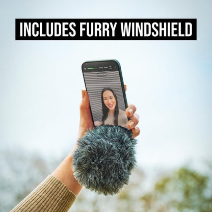 RODE VideoMic ME-C+ Cardioid Condenser Directiol Microphone Plug & Play USB Type-C / 3.5mm Outputs for Smartphone Mobile iOS Devices