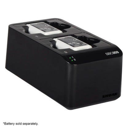 Shure SB903 1200mAh Rechargeable Battery + SBC10‑903 Single‑Bay / SBC203 Dual‑Bay Charger Station