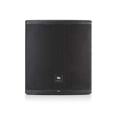JBL EON718 18 Inch Professional Powered PA Subwoofer with 1500W Amplifier, 2-Channel Digital Mixer, and Vertical Threaded Pole Mounting System