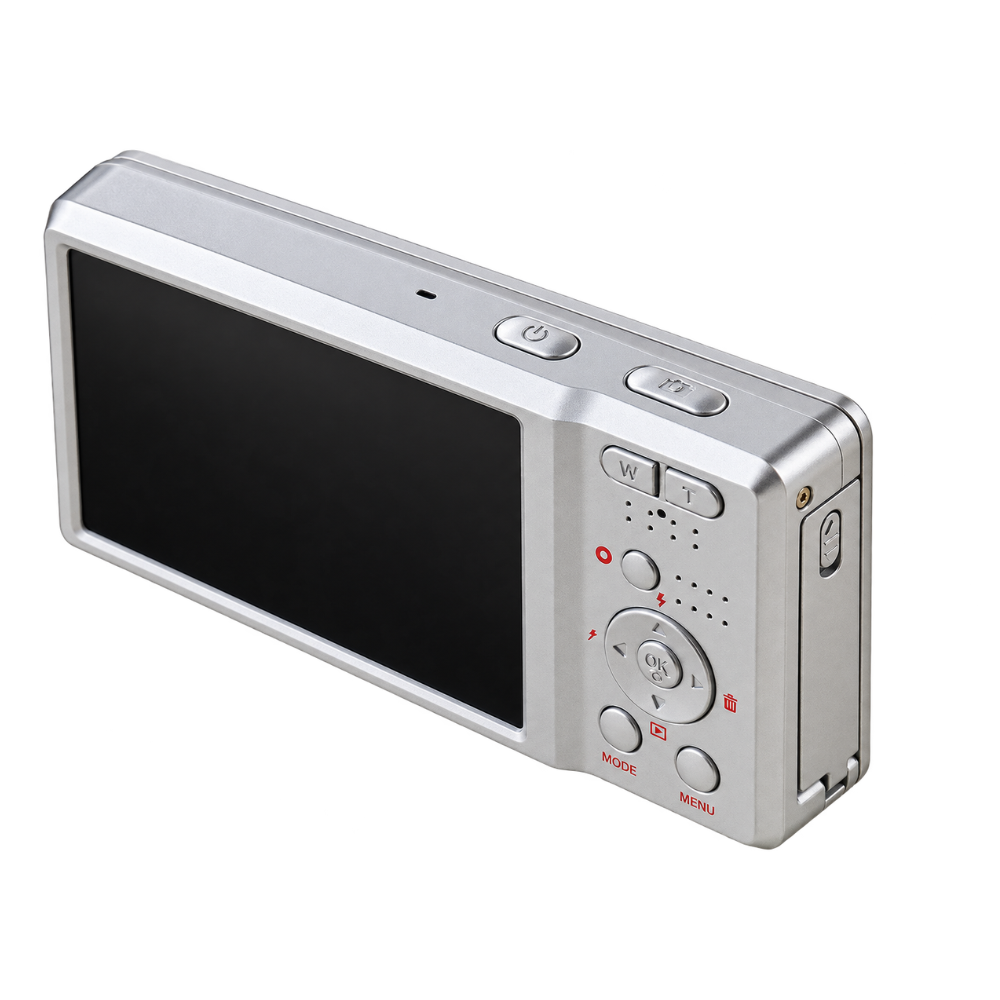 LOLA Retro Digital Compact Camera 8MP CMOS 4K 20X Zoom 2.8" IPS Display 20 Filters Built-In Flash
