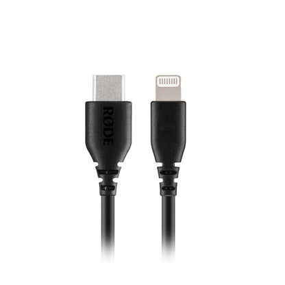 RODE SC21 0.3M Lightning Male to USB Type-C Male Audio Cable for VideoMic NTG / GO II, Wireless PRO GO II ME MFi Certified USB Microphones