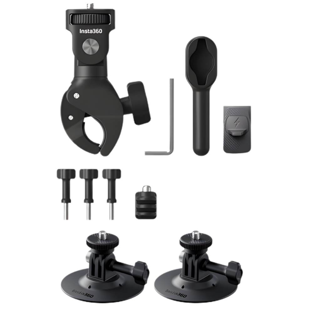 Insta360 X5 8K UHD 360° Action Camera Motorcycle Bundle Kit