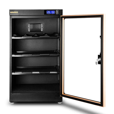 Hiniso DS-90S 90L LED Digital Dry Cabinet Camera Lens Auto Humidity Control Storage Box | Black