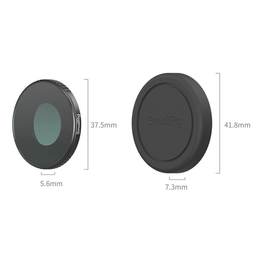 SmallRig DJI Osmo Action 6 Lens Filter Kit ND8 / ND16 / ND32 / CPL / Black Mist 1/4 / UV Ultraviolet
