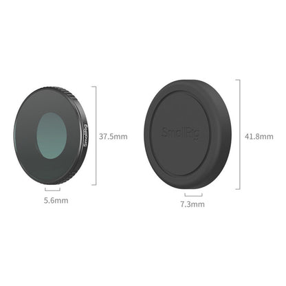SmallRig DJI Osmo Action 6 Lens Filter Kit ND8 / ND16 / ND32 / CPL / Black Mist 1/4 / UV Ultraviolet