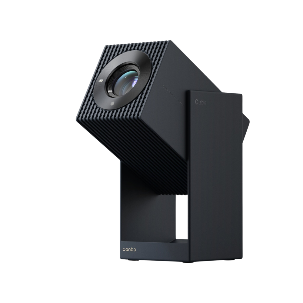 WANBO Cube 2 Pro Smart Projector w/ 230° Gimbal Stand