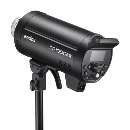 Godox DP1000III-V DP1000III Professional 1000W Studio Strobe Flash Light with 2.4GHz Wireless X System, 5600K~5800K CCT,  LCD Screen Display, Control Port and Bowens Mount Compatible for Photography Lighting and Studio Equipment