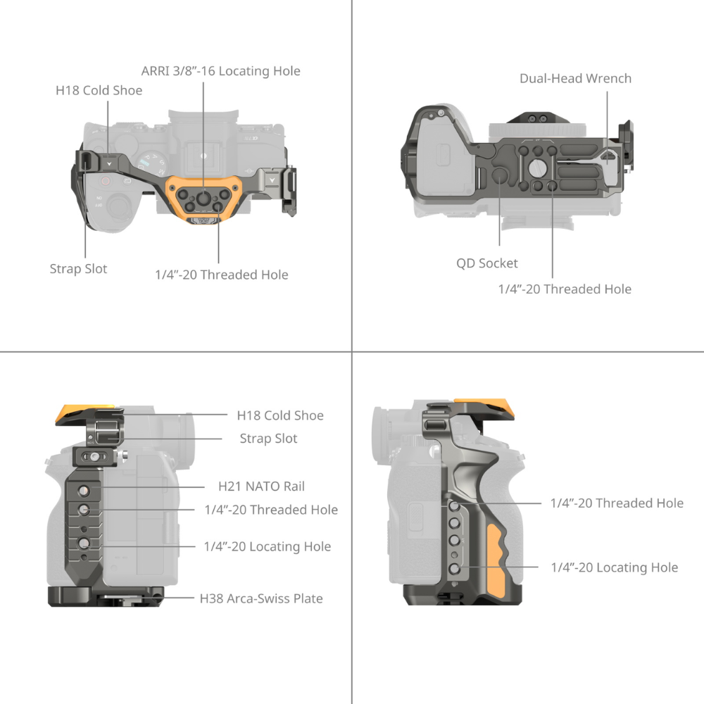 SmallRig x Transformers HawkLock Quick Release Cage Kit | Bumblebee Edition