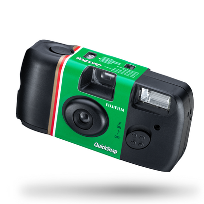 Fujifilm QuickSnap Flash Disposable Camera with Fujicolor Superia X-TRA 400 Film, 35mm Format, 400 ISO & 27 Exposure Shots