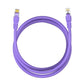 Vention 0.3m CAT6A RJ45 Ethernet Network SFTP (Purple) Flexible Patch Cable with Up To 1000Mbps Transmission Speed for Home and Industrial Networking | IBMV Series