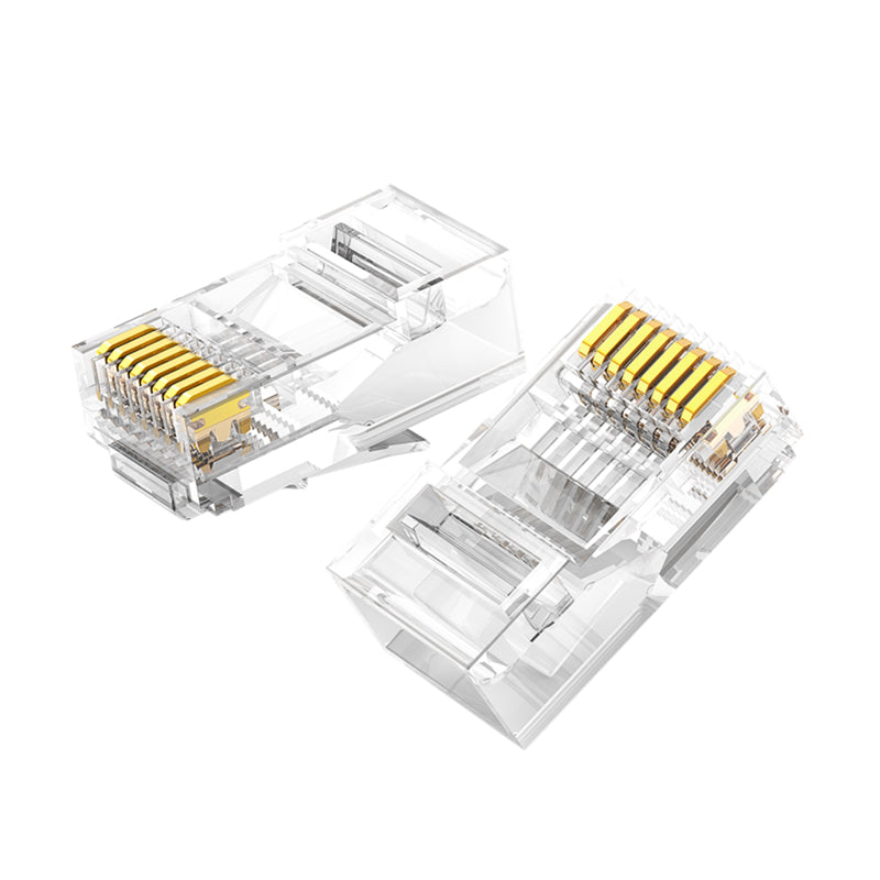 Pure Rj45 UGREEN 10pcs 50pcs Cat6 Unshielded RJ45 Head Modular Network Connector ...